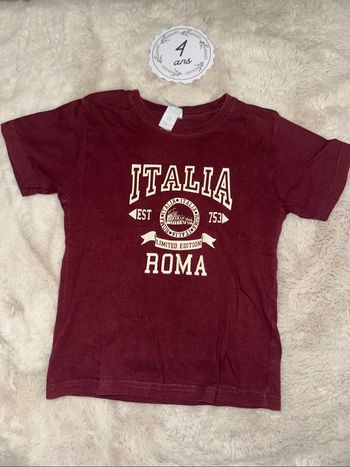 T shirt 4 ans