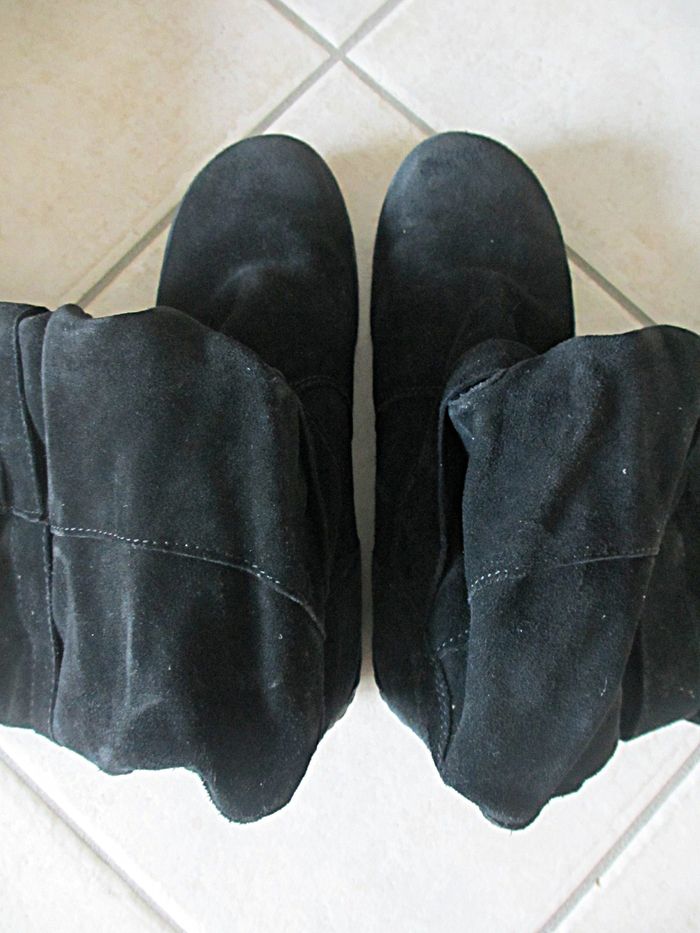 Bottes velours noires femme Nothing Else – Pointure 37 - photo numéro 5