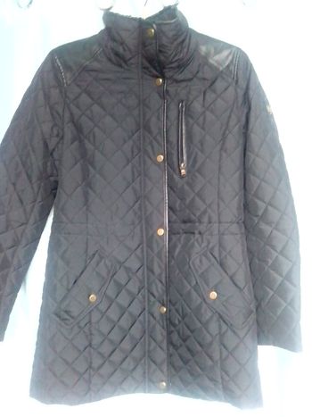 Veste matelassée avec liseret en cuir RALPH LAUREN