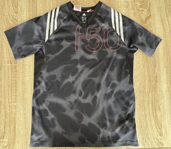 Tshirt manches courtes noir motif Adidas climalite