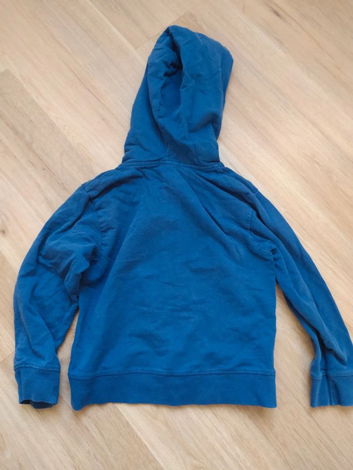 Sweat zippé capuche DPAM 5 ans  PLAY  bleu - photo numéro 3