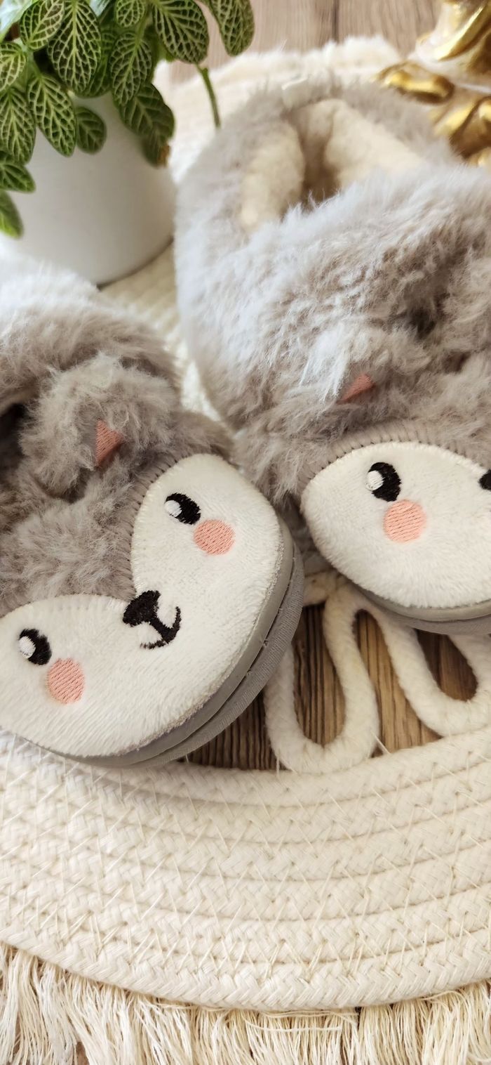 Chaussons Enfant P.21/22 Gémo Gris blanc - photo numéro 4