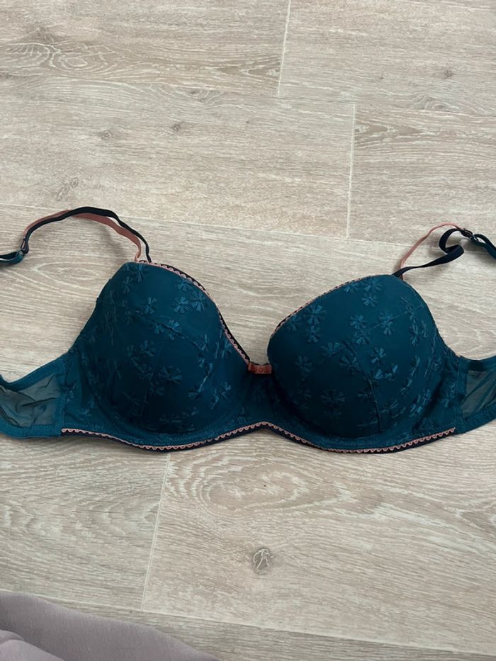 Soutien gorge bleu undiz 90D