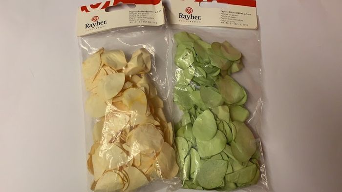 Rayher pétales en papier 2 emballages