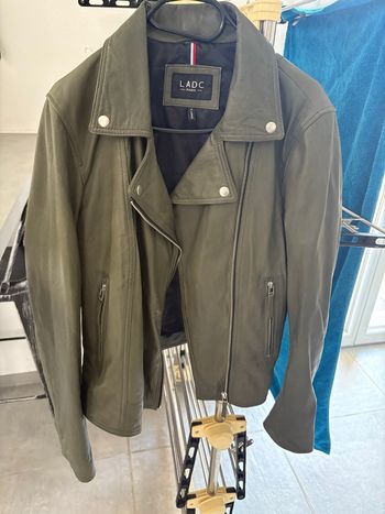 Blouson en cuir véritable