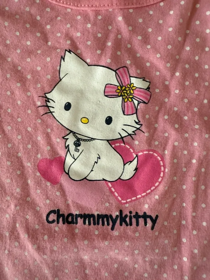 Body rose MC Hello Kitty fille 6 mois - photo numéro 2