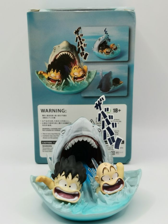 Figurine Son Goku x Krillin Attaque De Requin Dragon Ball
