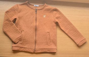 Gilet sweat fils dorés 8 ans