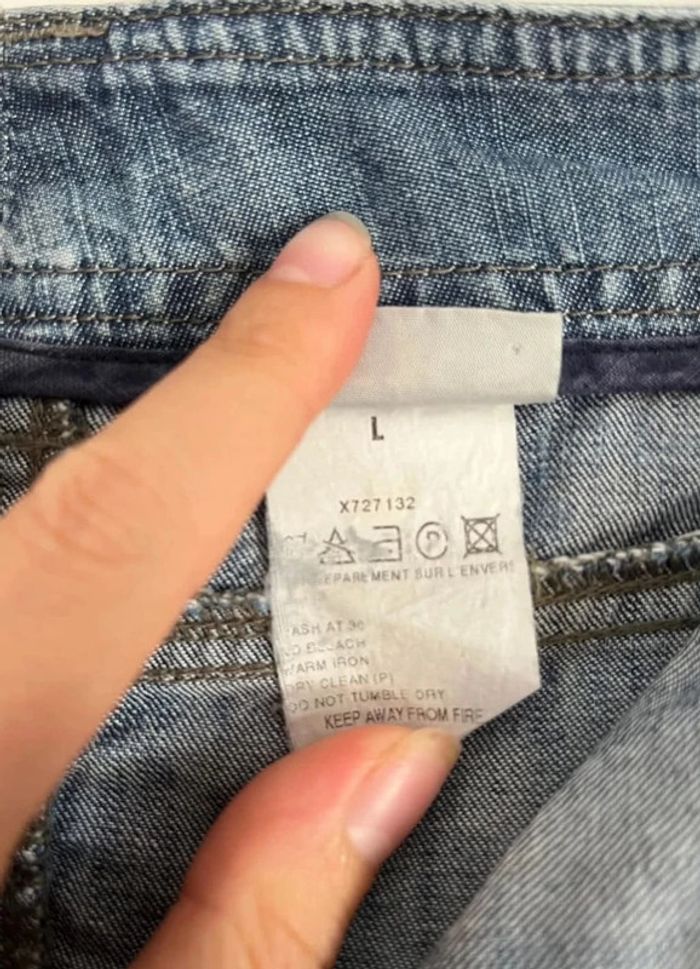 Mini jupe en jean vintage IKKS - photo numéro 3