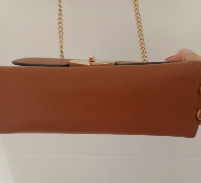 Sac à main bandoulière camel - photo numéro 2