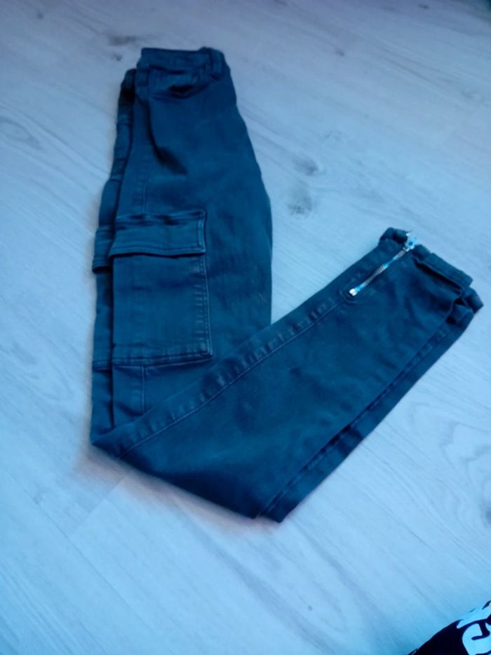 Jean skinny kaki taille 32 - photo numéro 2