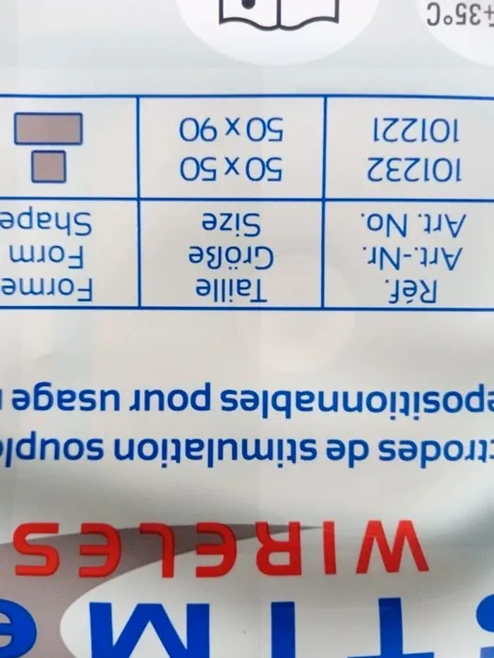 10 sachets de 4 électrodes de neurostimulation - photo numéro 5