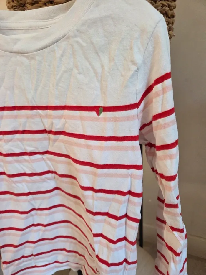 T-shirt manches longues fille 8 ans - photo numéro 2