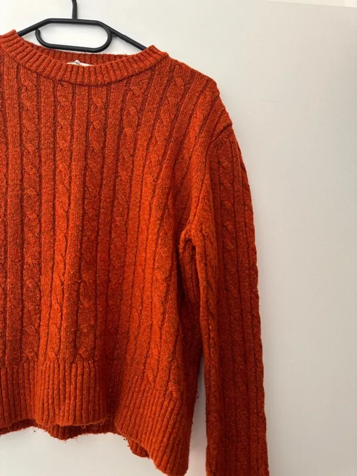 Pull orange d’hiver Stradivarius - photo numéro 2