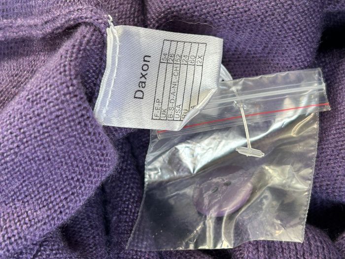 Gilet boutonné mauve Daxon - Taille 54 - photo numéro 4