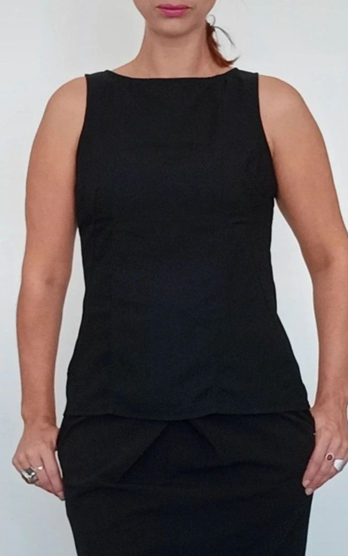 Haut blouse sans manches chic - photo numéro 8