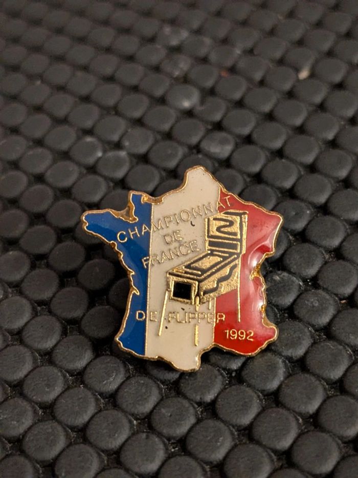 Pin's Championnat France de Flipper 1992