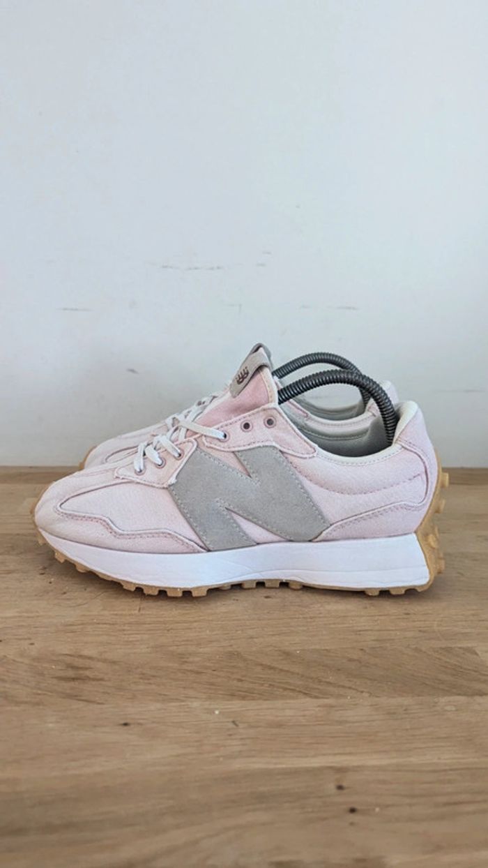New balance 327 style denim rose - photo numéro 3