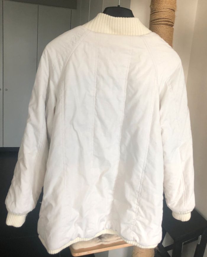 Veste réversible laine avec motifs rennes vintage taille 46 bon état. - photo numéro 5