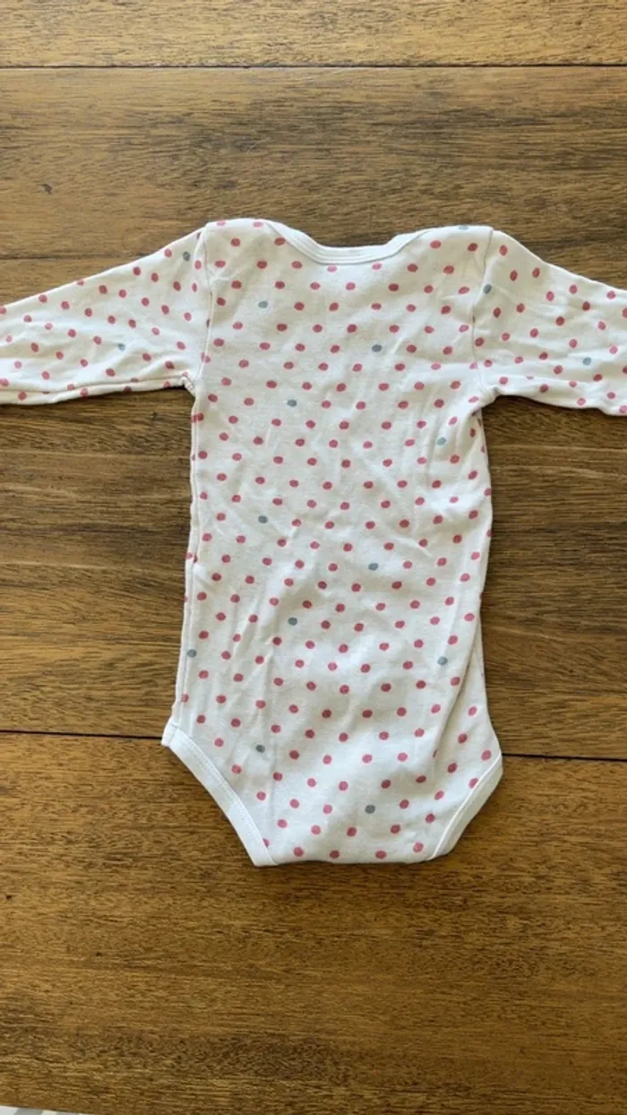 Lot de 3 bodies ML Petit Bateau 12 mois - photo numéro 3