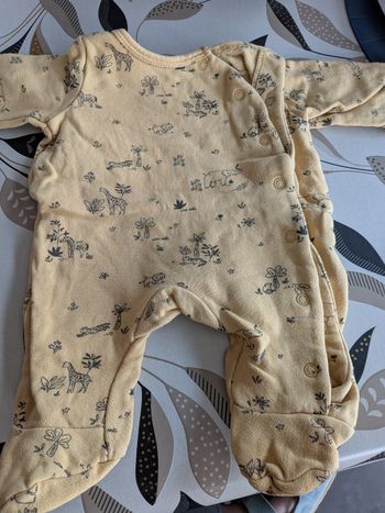 Pyjama bébé 1 mois motif jungle tape à l'oeil