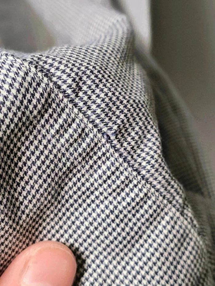 Chemise Ralph Lauren Yarmouth - Motif pied-de-poule - Taille 18 (équiv. XXL) - photo numéro 6