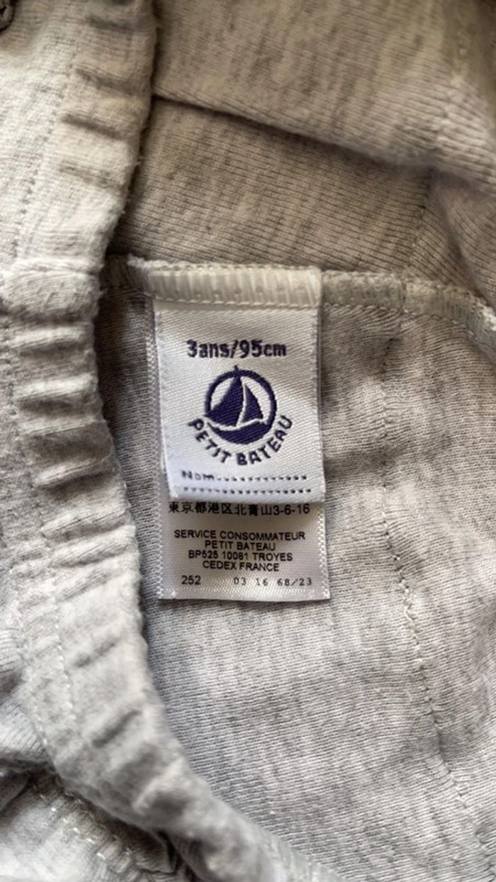 Jupe fille grise 3 ans petit bateau (24-36 mois) - photo numéro 3