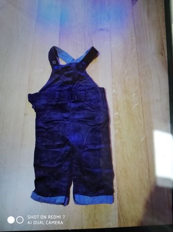 Salopette en velours