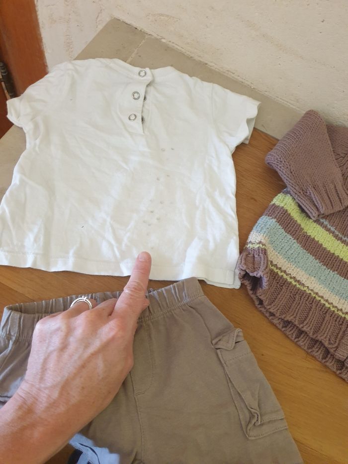 Deux ensembles ete + veste mi saison.6 mois - photo numéro 4