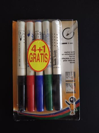 5 Feutres pour tableau blanc 