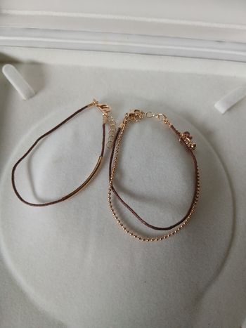 Lot de 2 bracelets fantaisie 