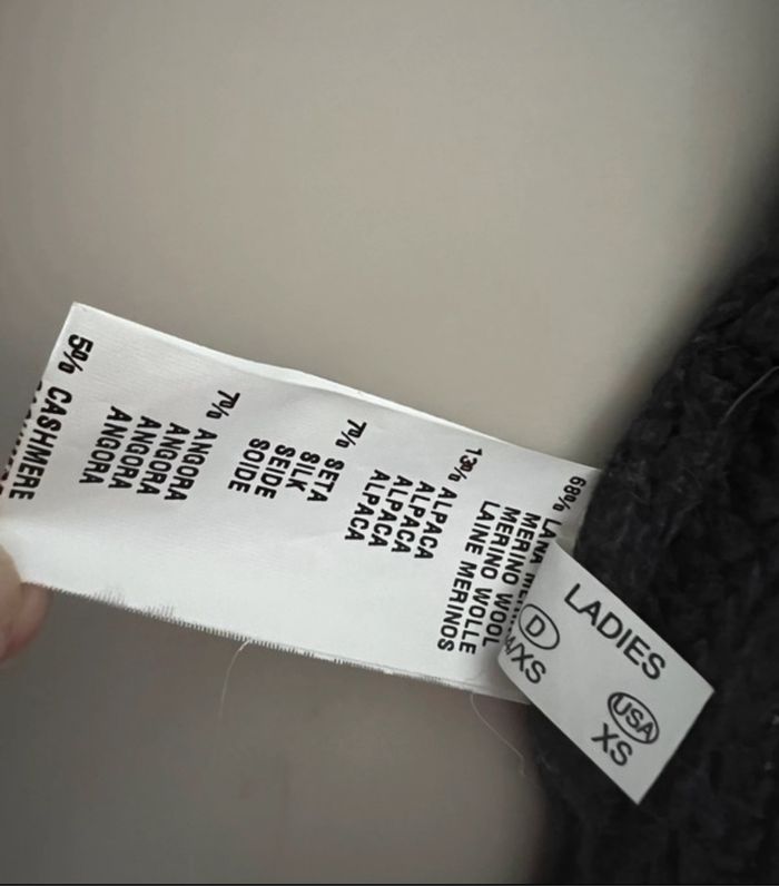Veste Cardigan, Fabiana, Filippi taille 34, XS soie cachemire, angora laine - photo numéro 7