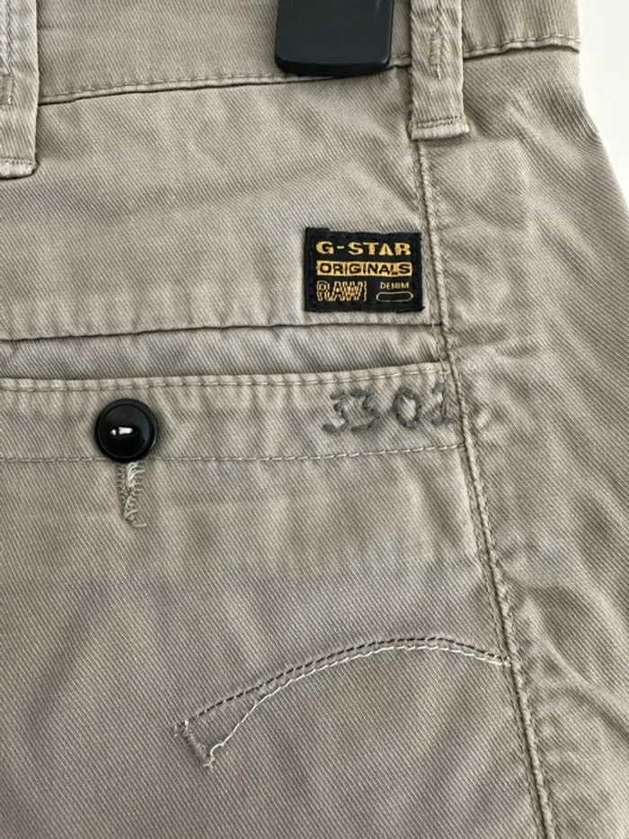 Short chino G-Star 3301 femme, taille 27 - photo numéro 7