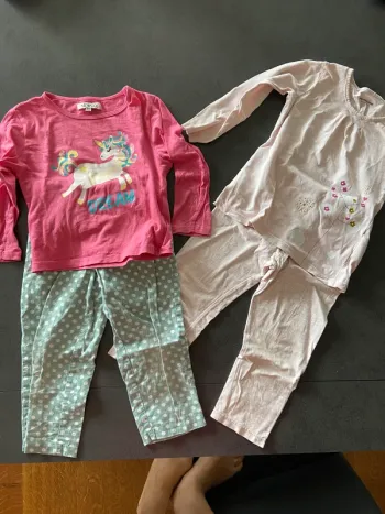 Lot de 2 pyjamas mi-saison fille 3 ans