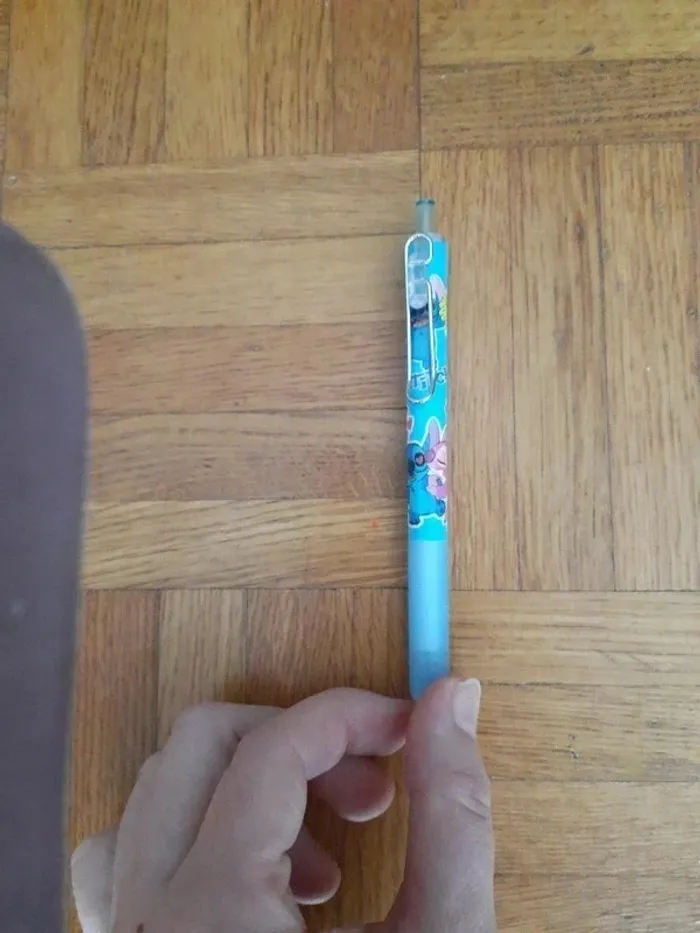 Stylo stitch et angel bleu neuf - photo numéro 4