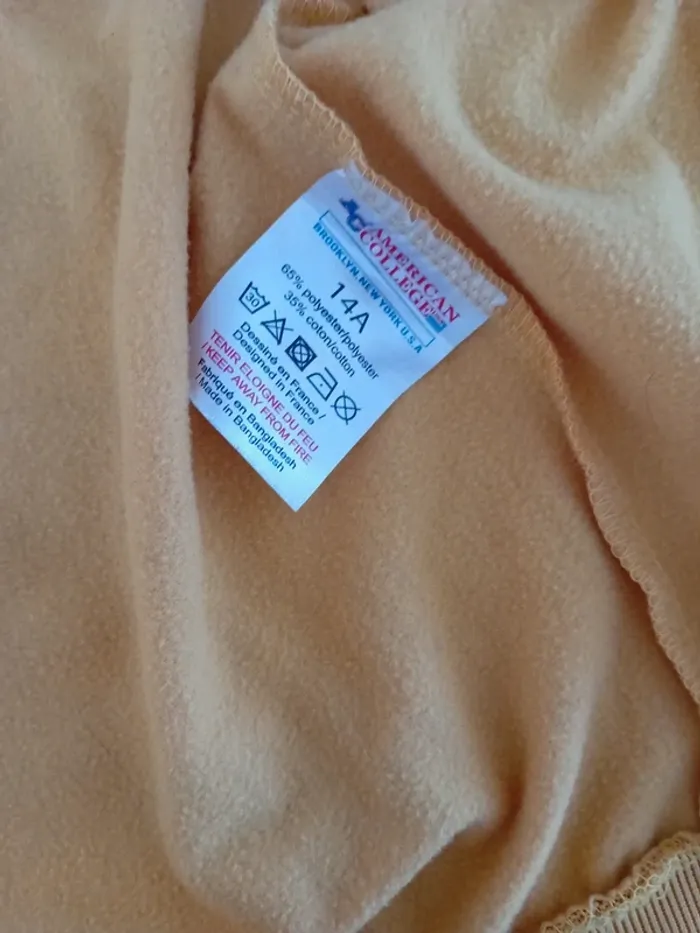 Veste jaune  taille 14 ans - photo numéro 3