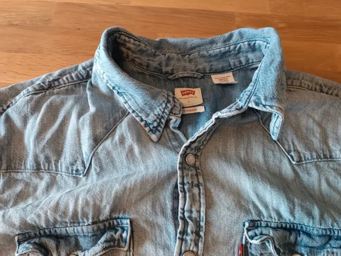 Chemise en jean levi's taille L levis - photo numéro 2