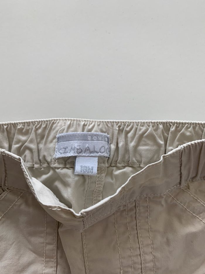 Pantalon 2 en 1 bermuda 18 mois Kimbaloo garçon - photo numéro 3