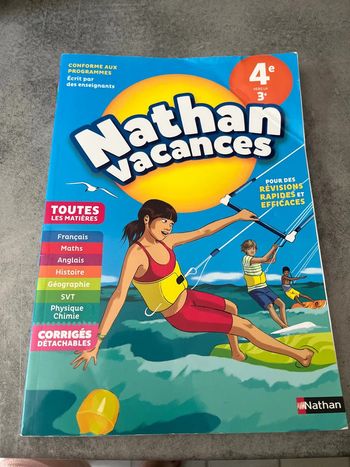 Cahier vacances