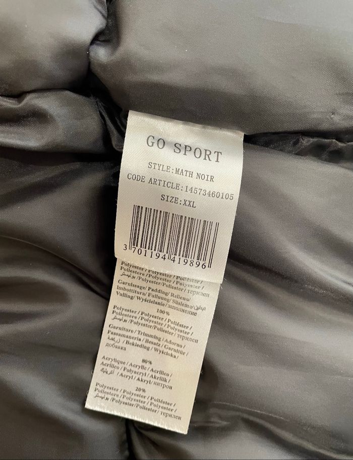 Parka Doudoune à Capuche Homme Taille XXL Subprime Go-Sport - photo numéro 7