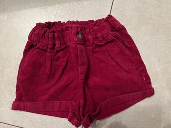 Short en velours