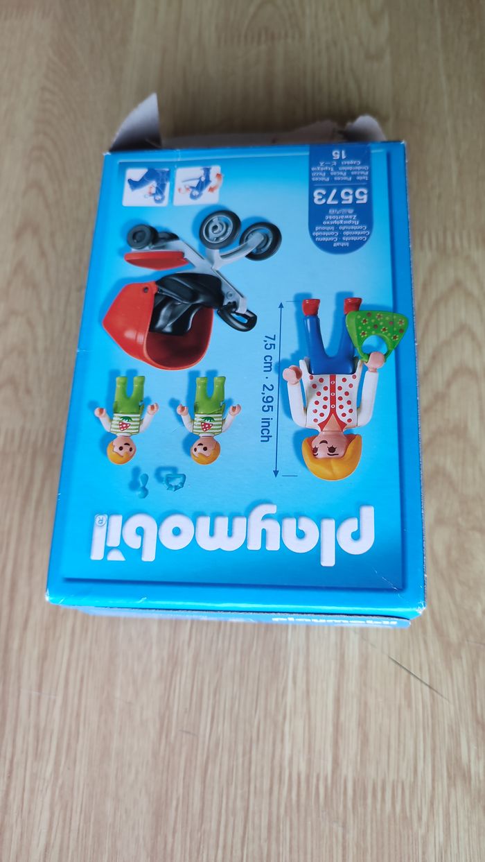 Boite seule dans l'état Playmobil 5573 City Life Maman avec poussette double #SPDF - photo numéro 4