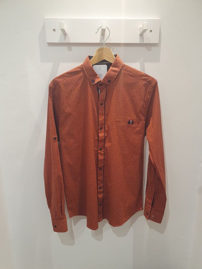 Chemise Orange terracotta Taille S (taille petit)