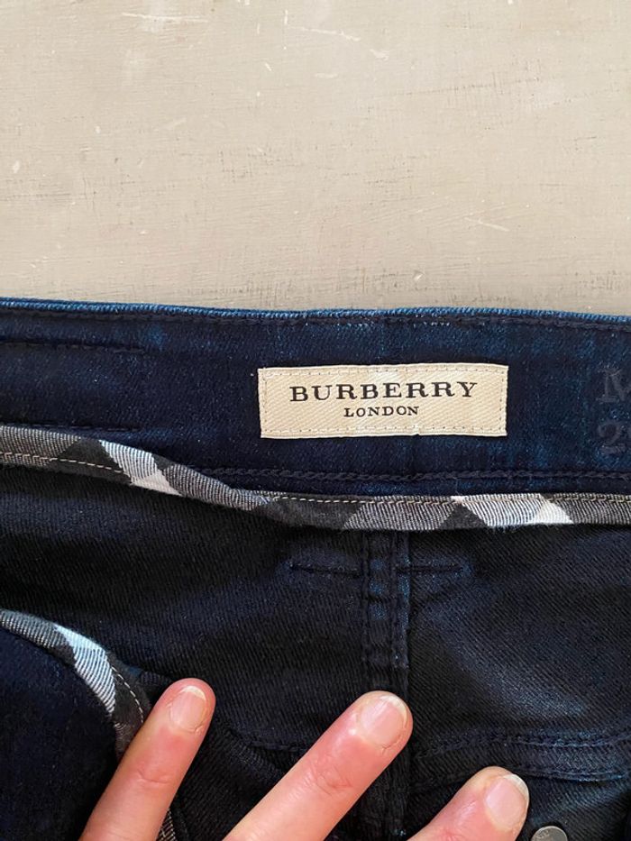 Jeans Burberry modèle Milbourne bleu marine foncé taille S / US 29 - photo numéro 7