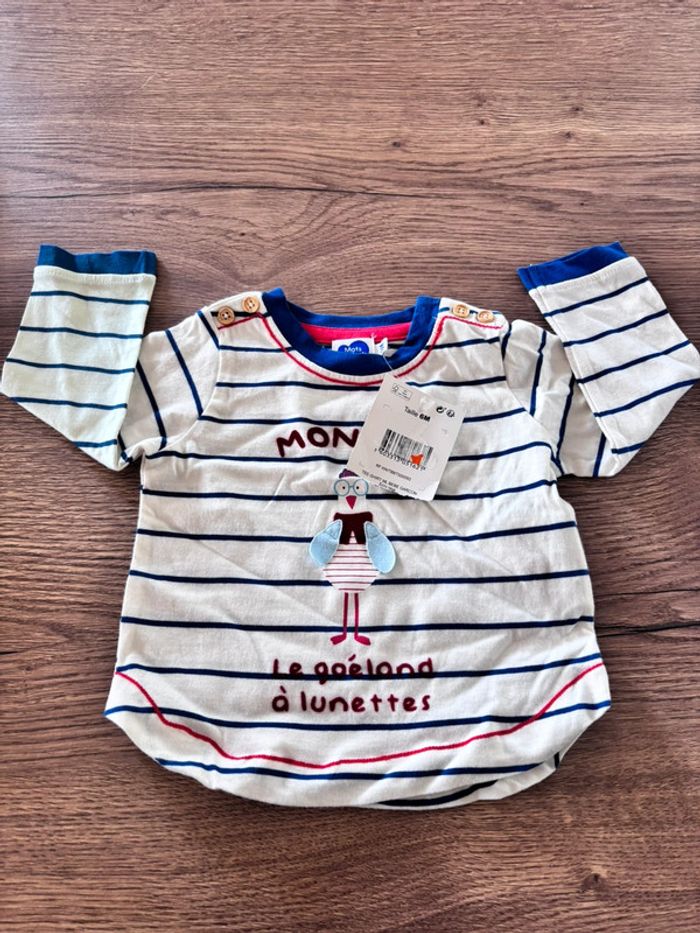 Neuf - t-shirt style marinière