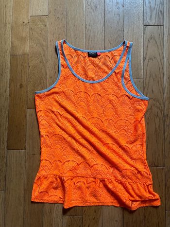 Débardeur orange only taille s