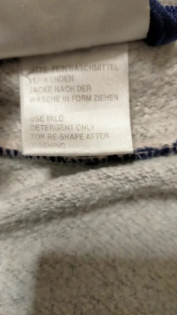 Sweat zippé Adidas gris, enfant, unisexe - photo numéro 5
