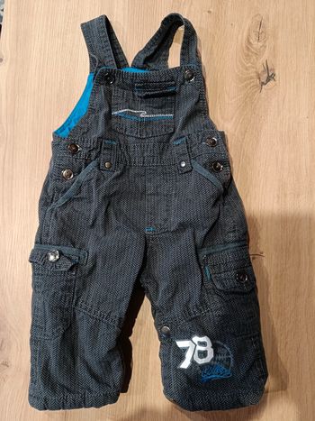 Salopette grise 6 mois