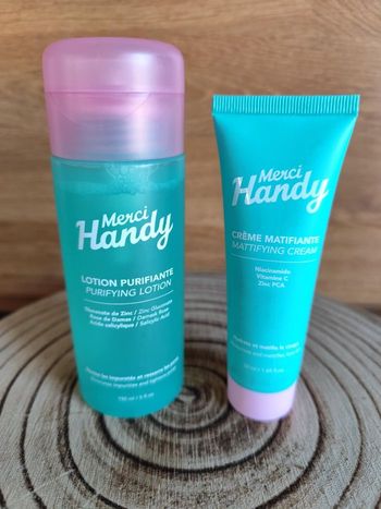 Lot de 2 soins visage Merci Handy , neufs