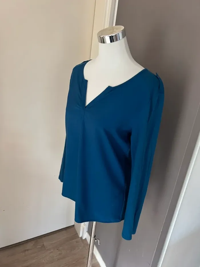 Caroll top haut , blouse, bleu femme, taille 38/M - photo numéro 4